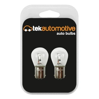 Image of Tek Automotive 241 P21W 24V Bulbs for Lorry Brake Tail Indicator Reverse Fog Light 21W BA15S Truck Bulb Twin Pack
