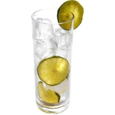Image of AIOS Set of 6 Dishwasher Safe Unbreakable Polycarbonate Plastic Highball/Hiball glasses. Capacity 320ml. Ideal for Pimms, Mixers and Soft Drinks.