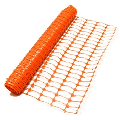 Image of Orange Barrier Fencing Plastic Mesh Safety Netting Standard 50m Roll. Construction Industry by True Products