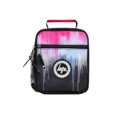 Image of Hype Unisex Pink DRIP Crest Lunchbox