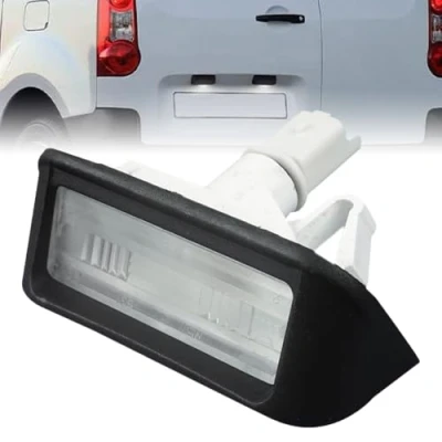 Image of ROBUST Rear Number Plate Light Lamp For Citroen Berlingo Dispatch Peugeot Partner Expert 6340G7 9658461780