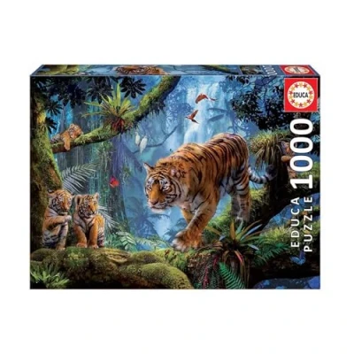 Image of Educa 17662 1000 Tiger Auf Dem Baum Tree