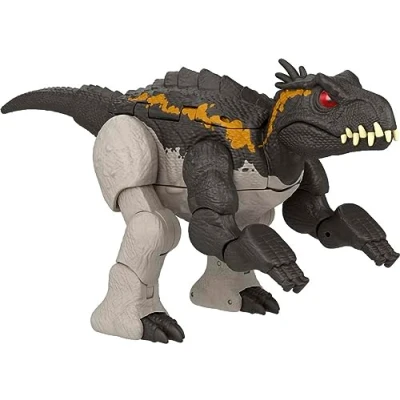 Image of Mattel Jurassic World Transforming Dinosaur Toy, Indoraptor to Brachiosaurus, Massive Stretch Fierce Changers 16 Step 2 in 1 Figure, HPD35