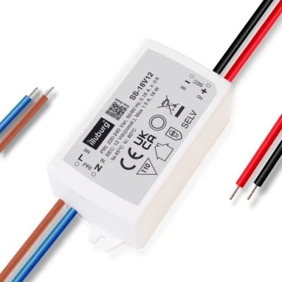 Image of illuburg LED Driver 12V 18W Flickerfree for Strip G4 MR11 GU5.3 MR16 Power Supply Transformer