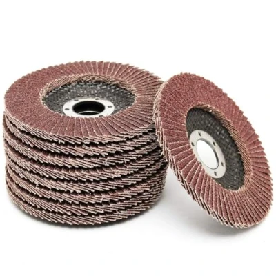 Image of Garden Mile 115mm Heavy Duty Grift Flap Discs Aluminium Oxide Grinding and Sanding Disc Angle Grinder Power Tool Attachment for Metal Wood Plastic (80 Grit, 1)