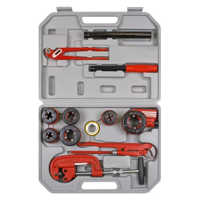 Image of Sealey Pipe Threading Kit 1/4&quot; 1 1/4&quot;BSPT
