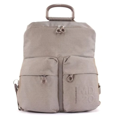 Image of Mandarina Duck Women&#039;s Md 20 P10qmtz4 Backpack, Taupe2, 31x35x13(LxHxW)