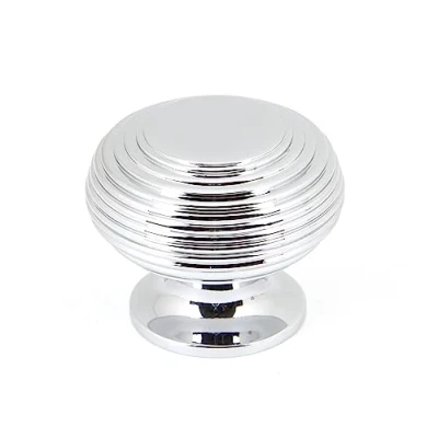 Image of From the Anvil Polished Chrome Beehive Cabinet Knob 40mm