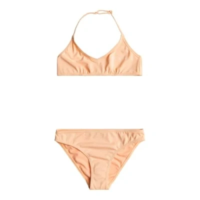 Image of Roxy Basic Active Triangle Two Piece Bikini Set for Girls 6 16