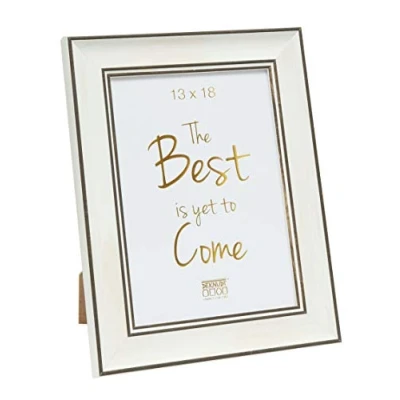 Image of Deknudt Frames S46XF1_13.0x18.0 Resin Photo Frame 13 x 18 cm White