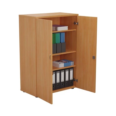 Image of First FF Wooden Storage Cupboard 1200mm Beech KF820901
