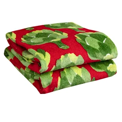 Image of T fal Textiles 94737 Kitchen Towel, Cotton, Artichokes