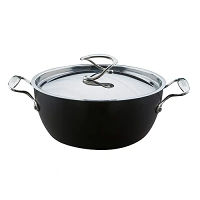 Image of Circulon Style Hard Anodised Deep Chefs Casserole, 26cm/5.2L