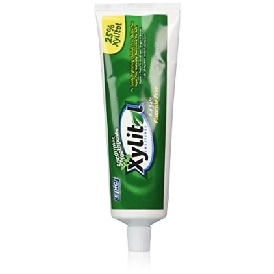 Image of Epic Dental Kid Safe Xylitol Sweetened Spearmint Toothpaste Fluoride Free 4.9 oz