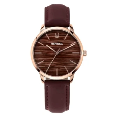 Image of Orphelia Mens Analogue Watch Winston Green Leather