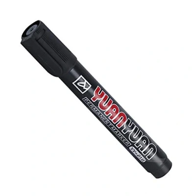 Image of 10x Black Permanent Thick Point Marker Pens Strong Colour And Fade Resistant
