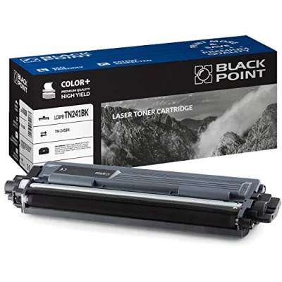 Image of Black POINT Toner Compatible with TN 241BK (TN 241) for Brother HL: 3170CDW, 3140CW, DCP: 9020CDW, 9015CDW, MFC: 9140CDN, 9340CDW TÜV Certified