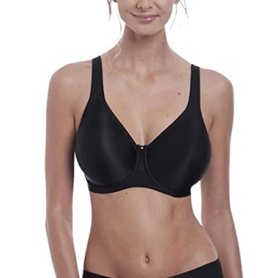 Image of Fantasie Womens Aura Moulded Full Cup Bra Black Nylon Size 30DD