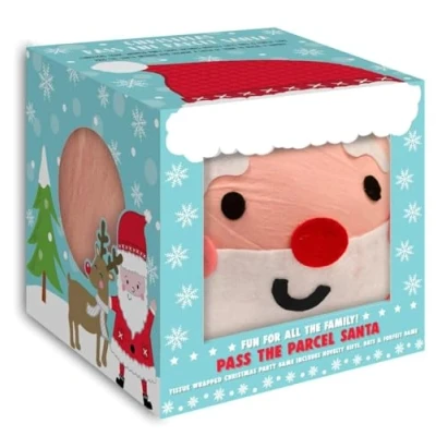 Image of RSW INTERNATIONAL Peel and Reveal Christmas Pass the Parcel Game Santa