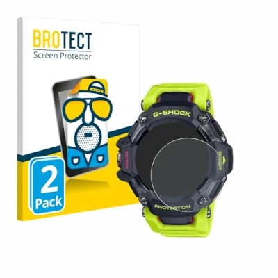Image of brotect Screen Protector Anti Glare compatible with Casio G Shock GBD H2000 (2 Pack) Matte, Fingerprint Protection Film