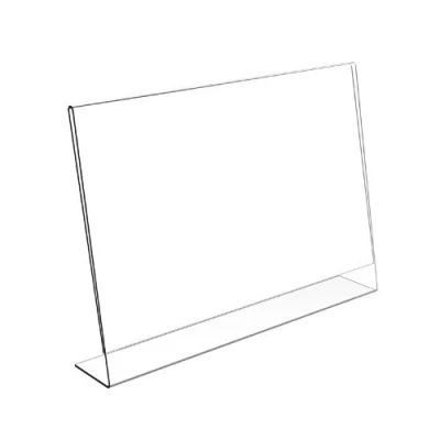 Image of Displaypro 10x A5 Landscape Acrylic Poster Menu Holder Lean to Perspex Leaflet Display Stands Free Shipping!