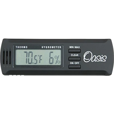 Image of Oasis OH 2 Digital Hygrometer w/clip