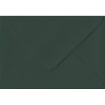 Image of Racing Green C5/A5 Dark Envelopes. 135gsm Colorplan Paper. 162mm x 229mm. Banker Gummed V Flap Envelope. Pack of 50.