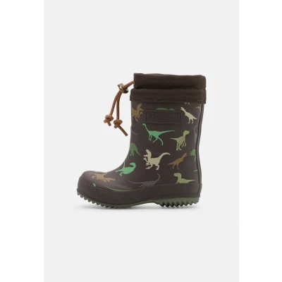Image of Bisgaard Thermo Boot Unisex Wellies for kids, Size: 5, Brown Natural rubber