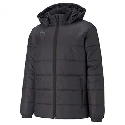 Image of puma Men&#039;s teamLIGA Padded Jacket, Black White, size: S