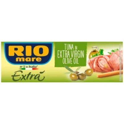 Image of 4 x Rio Mare Tuna in Extra Virgin Olive Oil 3 80g