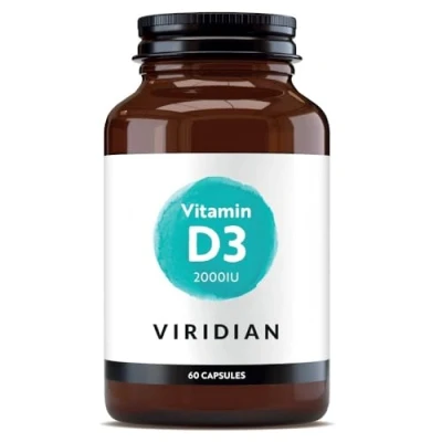 Image of Viridian Vitamin D3 2000iu 60 Caps