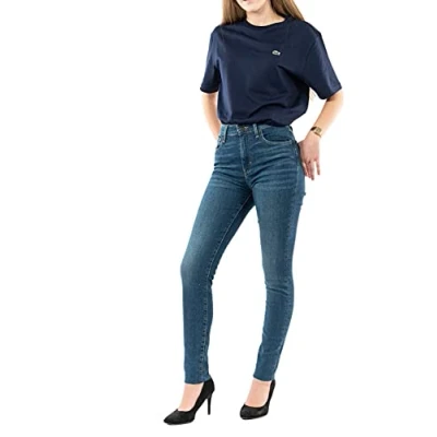 Image of Levi&#039;s 721 High Rise Skinny Women&#039;s Jeans Good Evening (Blue) 23 28