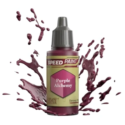 Image of The Army Painter Speedpaint Purple Alchemy 2.0, Single Model Building Acrylic Paint, 18 ml, Layer Paint Solution for Fantasy Tabletop Miniatures Like Warhammer 40k Figures and DnD