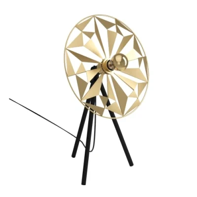 Image of EGLO Castanuelo table lamp, black/gold