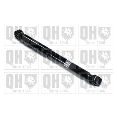 Image of 4700500, 4706294, 9193868, 93174928 Shock absorber QUINTON HAZELL QAG179836 Rear Axle Gas Pressure Twin Tube Suspension Strut Top eye, Bottom eye