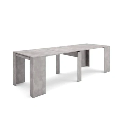 Image of Skraut Home Extendable Console table Folding Dining 260 For 12 diners Modern Style Concrete