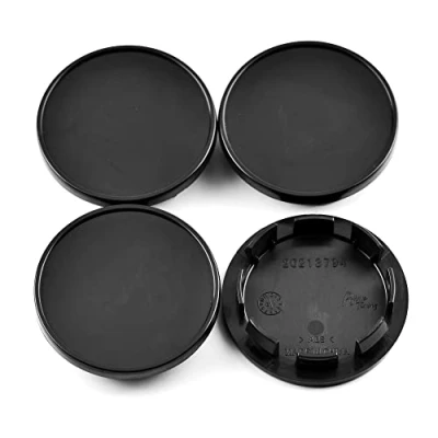 Image of Rhinotuning x4 OD 66mm ID 55.5mm Hub Caps Black Car Accessories Caps,Wheel Centre Caps.