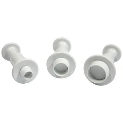 Image of PME MR151 Round Plunger Cutters, Small, Medium, Large Sizes, Set of 3,White
