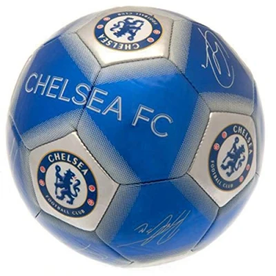 Image of Chelsea Fc Football Size 5 Ball Printed Signatures Signed