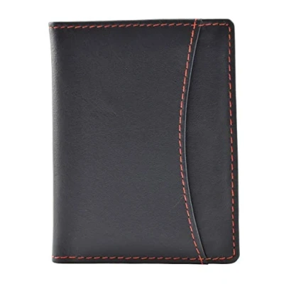 Image of Mala Leather Odyssey Oyster &amp; ID Holder 555 14 (Navy)