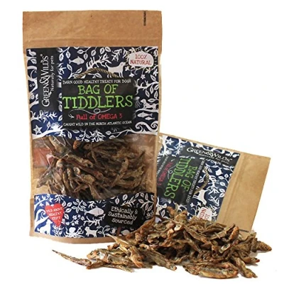 Image of Green &amp; Wilds Fish Dog Treats Bag of Tiddlers