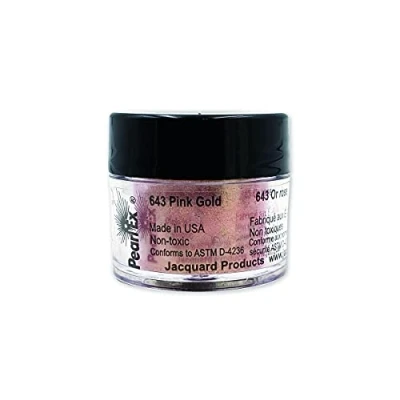 Image of Jacquard Pearl Ex Powdered Pigment 3g Pink Gold