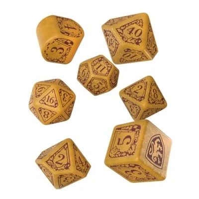 Image of Harry Potter pack dés Gryffindor Modern Dice Set Gold (7)