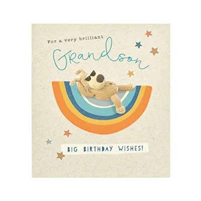 Image of Boofle Grandson Birthday Card Cute for Him Very Brilliant
