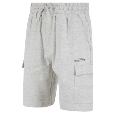 Image of Tokyo Laundry Men&#039;s &#039;Valence&#039; Multi Pocket Brushback Fleece Jogger Cargo Shorts