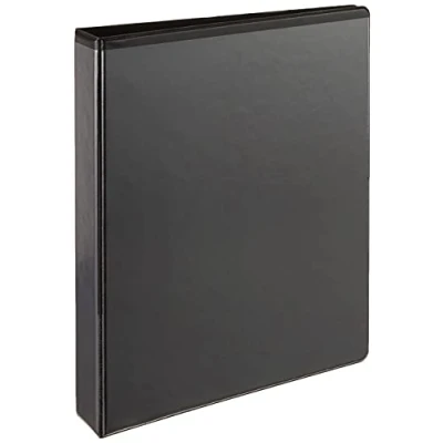 Image of Esselte Essentials Presentation Binder, PVC, 3 cm Ring Diameter, 49717 A4, Black