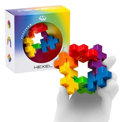 Image of PLUS HEXEL Fidget Toy Toys for Kids, Ideal Sensory Autism, Anxiety and Stress, Quiet Travel Great Gift Boys Girls Spectrum