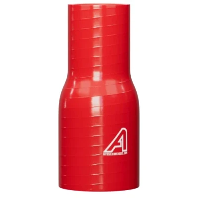 Image of 70mm (2.8&quot;) to 60mm (2.4&quot;) Straight Reducer Hose Coupler Intercooler Universal Tube Red