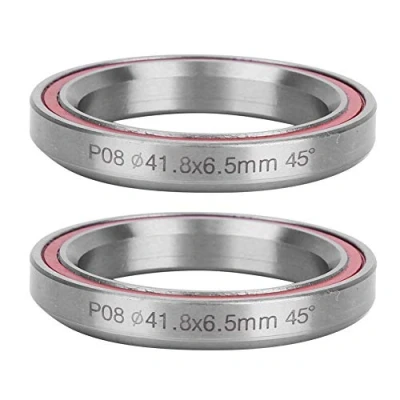 Image of Keenso 2PCS 41.8MM Heavy Duty Bicycle Headset, Bike Headset Bearings, Sealed Bearings with Sealing Rubber Ring for Road BMX