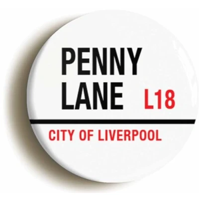 Image of Penny Lane Fridge Magnet (Circular 2inch / 50mm Diameter)